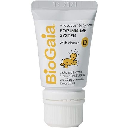 Biogaia Protectis Probiotic Drops With Vitamin D3 10Ml For Newborn Babies - Image 3