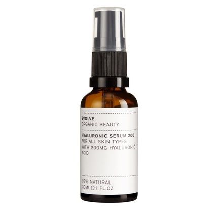 Evolve Organic Beauty Natural Hyaluronic Acid 200 Serum 1 Fl Oz 30 Ml