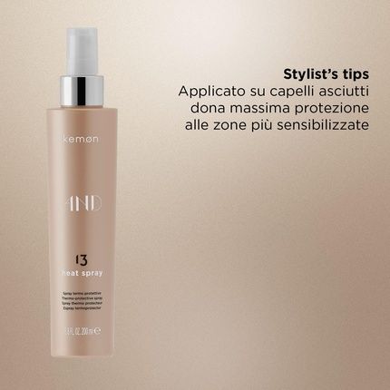 Kemon And 13 Heat Spray Professional Hair Care Heat Protection Spray 200Ml - Image 3