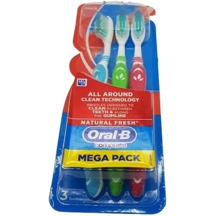 Oral-B Complete All Around Clean Technology Toothbrushes - Mega Pack Of 3