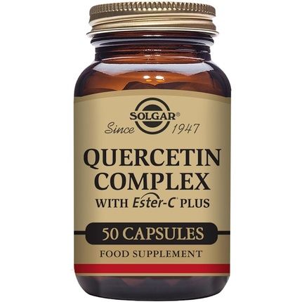 Solgar Quercetin Complex Vegetable Capsules - Supports Immunity And Protects From Oxidative Stress - With Ester Vitamin C And Bromelain - Vegan And Gluten Free
