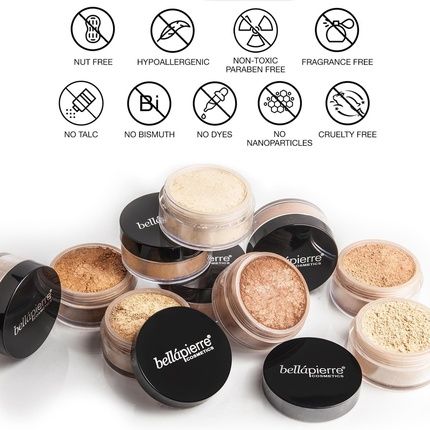 Bellapierre Mineral Foundation Powder Full Coverage Spf 15 Vegan Cruelty-Free Oil Talc Free Hypoallergenic 9 Grams Blondie Mf01.5 - Image 3