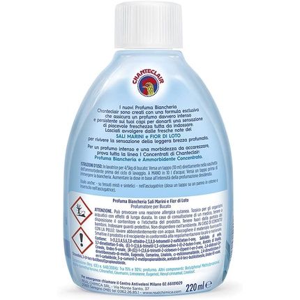 Chanteclair I Concentrate Perfume Laundry Salt Sea Salt And Lotus Flower 220 Ml