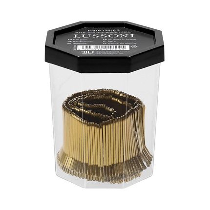 T4B Lussoni 250 Hair Grips Hairpins Smooth Hair Clips 4Cm Golden - Image 3