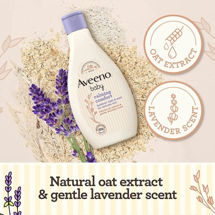 Aveeno Baby Calming Comfort Bedtime Bath & Wash 250Ml - Image 3