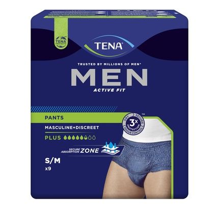 Tena Men Pants Plus Medium 9 Pack Tena