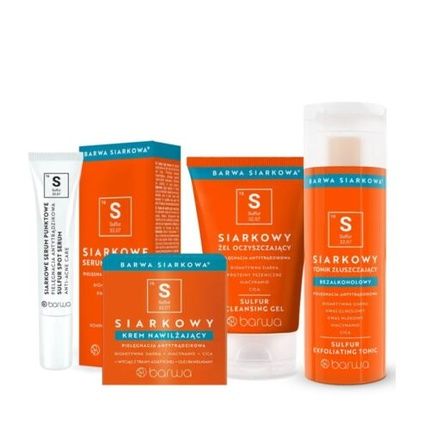 Barwa Sulfur Anti-Acne Anti-Bacterial Face Care For Oily Combination Skin