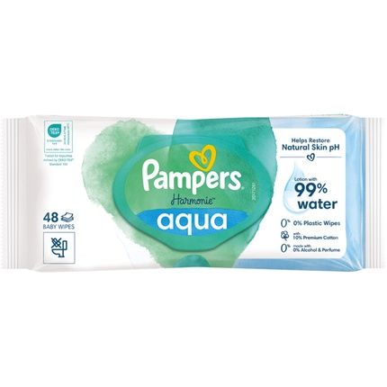 Pampers Wet Wipes Aqua 48 Count