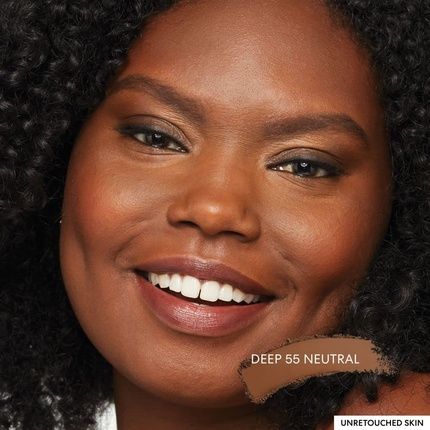 Bareminerals Barepro 16Hr Skin-Perfecting Powder Foundation Matte Pressed Powder Foundation Full Coverage With Plant-Based Squalene Oil Control Vegan Deep 55 Neutral 0.2Oz 8G - Image 3