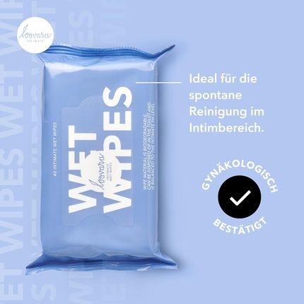 Loovara Intimate Wet Wipes With Aloe Vera 40 Pieces - Image 3