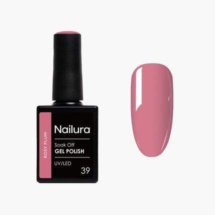 Nailura Gel Polish 39 Rosy Plum 10 Ml