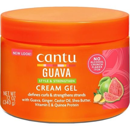 Cantu Guava Curl Strengthening Cream Gel 12Oz 340G - Image 3