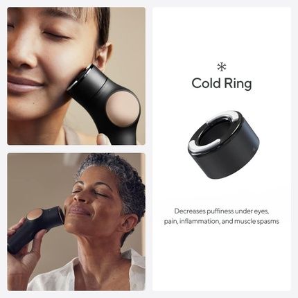 Theraface Pro Hot And Cold Rings For Facial Therapy Device - Black - Image 3