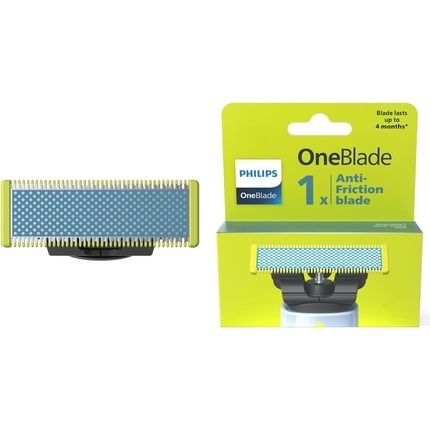 Philips Genuine Oneblade Anti-Friction Replacement Blade For Electric Shaver And Trimmer 1 Count Model Qp215/50