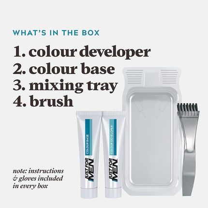 Just For Men Moustache & Beard Light Brown Dye With Applicator Brush - Image 3