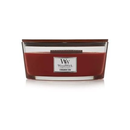 Woodwick Cinnamon Chai Ellipse Candle Scented Candle 453 Grams