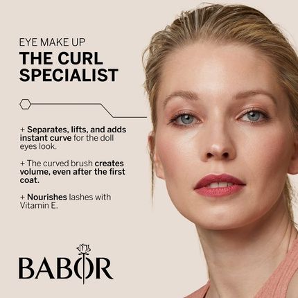 Babor Make Up Extra Curl & Volume Mascara Black With Fiber Brush 10Ml