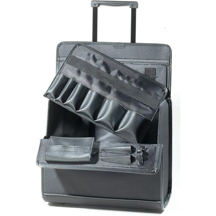 Comair Lock Tool Box On Wheels Black