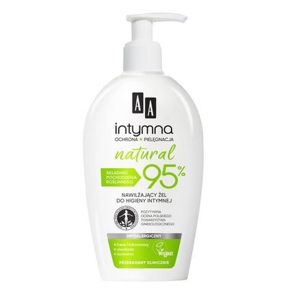 Aa Intimate Protection Care Natural 95% Moisturizing Hygiene Gel