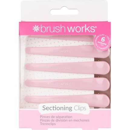 Brushworks Sectioning Clips - Pack Of 6