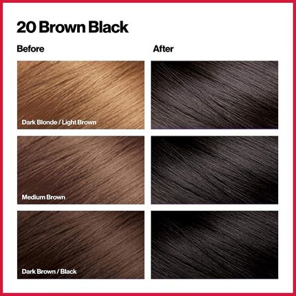 Revlon Color Silk Beautiful Ammonia-Free Hair Color Brown Black 130Ml