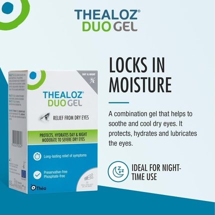 Thealoz Duo Gel Single Dose Vials Eye Drops 30 Count - Long-Lasting Relief - Image 3