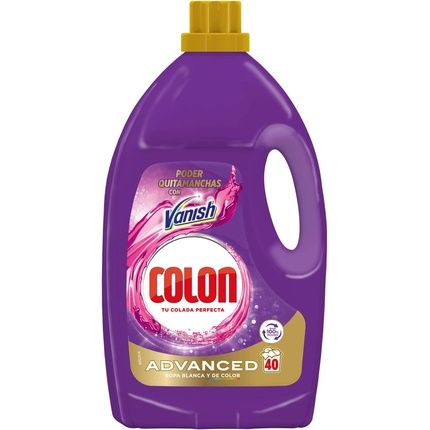 Vanish Ultra Colon 2 In 1 Laundry Detergent + Stain Remover White Clean 2.356L
