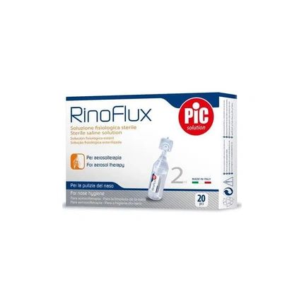 Pic Solution Rinoflux Saline Solution 2Ml 20 Units