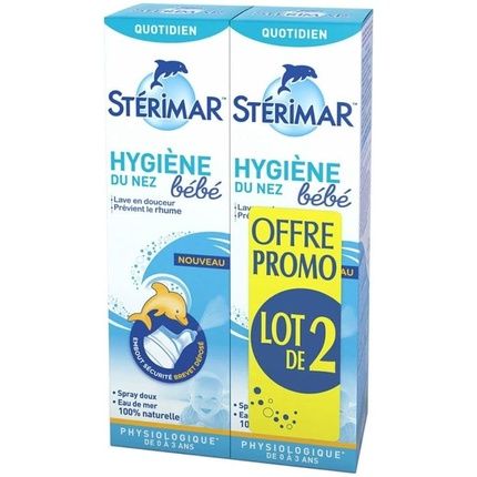 Sterimar Baby Nasal Hygiene 100Ml Pack Of 2
