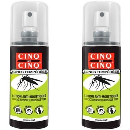 Cinq Sur Cinq Temperate Areas Anti-Mosquito Lotion 100Ml - Pack Of 2