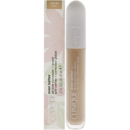Clinique Even Better All-Over Concealer Plus Eraser Cn 28 Ivory For Women 0.2Oz