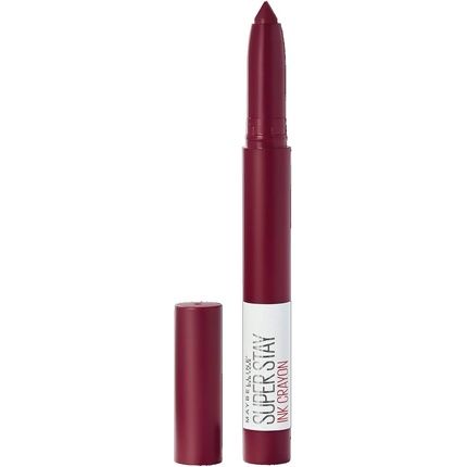 Maybelline Superstay Matte Ink Crayon Longlasting Dark Red Lipstick With Precision Applicator 1 Count