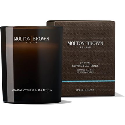Molton Brown Coastal Cypress & Sea Fennel Signature Scented Single Wick Candle 190G