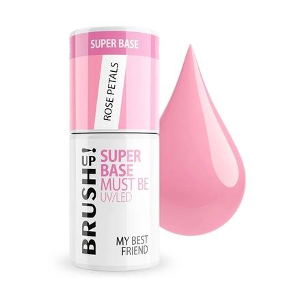 Brushup Super Base Must Be Uv Led Hybrid Nail Base My Best Friend Rose Petals 5G