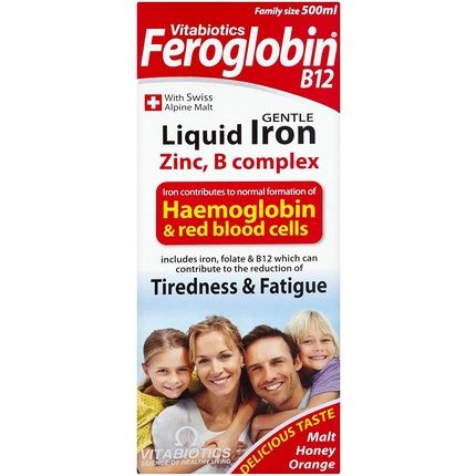 Feroglobin Gentle Iron And Nutrient Liquid Reduce Tiredness And Fatigue Maintain Health And Vitality
