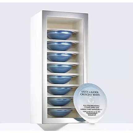 Estee Lauder Crescent White Full Cycle Brightening Cooling Sorbet Pack 8 Quick-Cool Pods