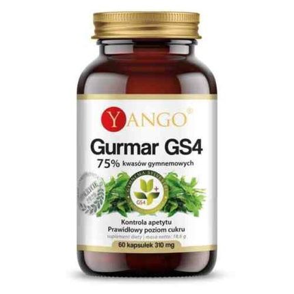 Yango Gurmar Gs4 (75% Gymnema Sylvestre) 60 Vegetarian Capsules - Image 4