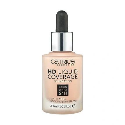 Catrice Hd Liquid Coverage Foundation 30 Ml 020 Rose Beige Lasts Up To 24 Hours