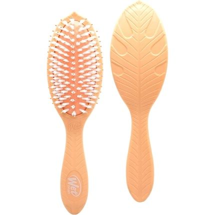 Wet Brush Go Green Treatment And Shine Brush With Coconut Oil For Unisex Coral