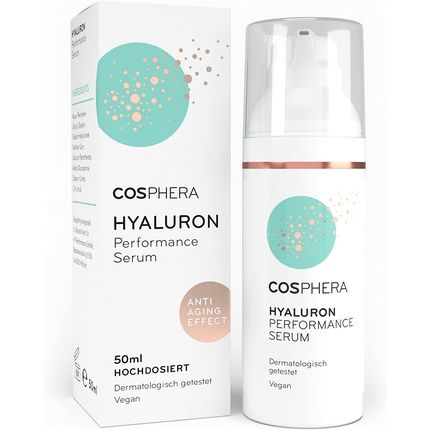 Cosphera Hyaluron Serum, High Dose, 50 Ml, Vegan, Suitable For