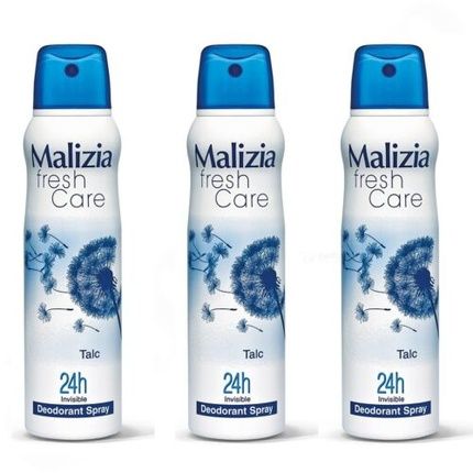 Malizia Donna Fresh Care Deodorant Spray Talc 24H Invisible 150Ml