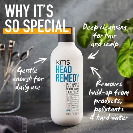 Kms Head Remedy Deep Cleanse Shampoo 300Ml