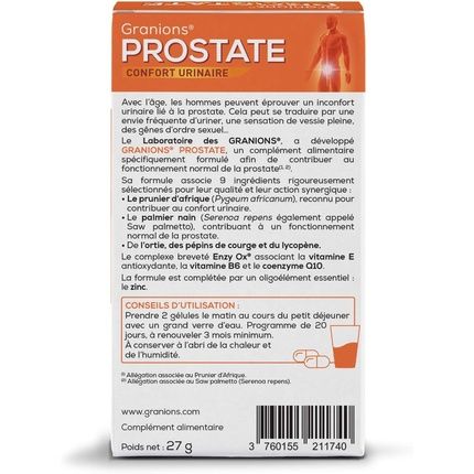 Granions Prostate Support For Proper Functioning