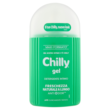 Chilly Intimate Wash Gel - Natural Freshness Long-Lasting With Anti-Odor, 300 Ml