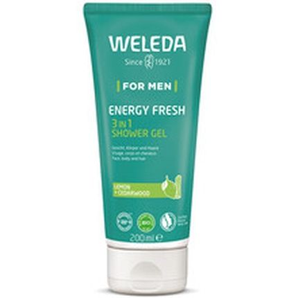 Weleda Men Energy Fresh 3 In 1 Shower Gel 200 Ml