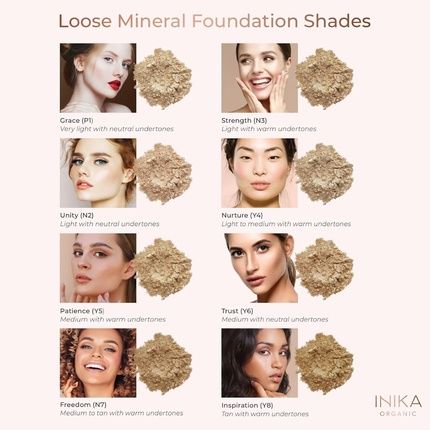 Inika Organic Mineral Powder Foundation With Spf 25 - Vegan Makeup - Image 3