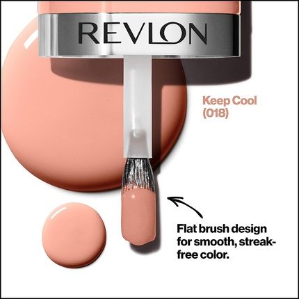 Revlon Ultra Hd Snap Nail Polish Long Lasting Vegan Formula Quick Drying One-Coat Full Coverage Colour 8Ml Keep Cool 018 Unisex - Image 3