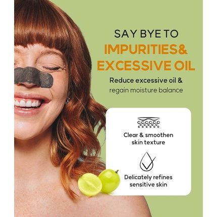 Welcos Frudia Green Grape Pore Minimizer Nose Pack - Nose Strips For Blackheads - Image 3