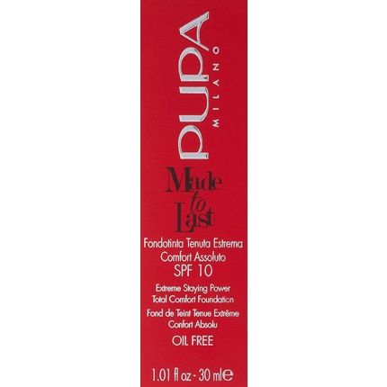 Pupa Milano Made To Last Foundation 30Ml Porcelain