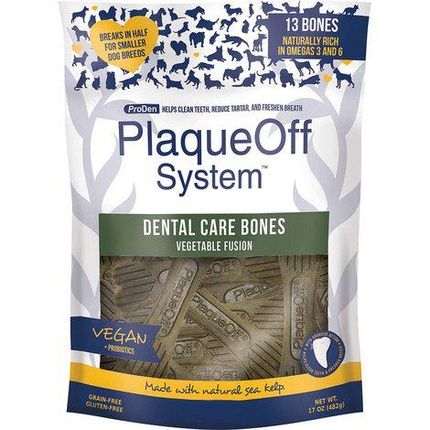 Swedencare Plaqueoff Dental Bones Vegetable 480 Grams